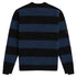 Fred Perry Carbon Blue Bold Stripe Alpaca Blend Jumper K2559 266